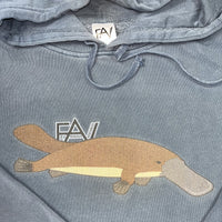 Platypus - Slate Blue Pigment Dyed Hoodie