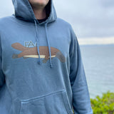 Platypus - Slate Blue Pigment Dyed Hoodie