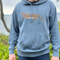 Platypus - Slate Blue Pigment Dyed Hoodie