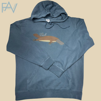 Platypus - Slate Blue Pigment Dyed Hoodie