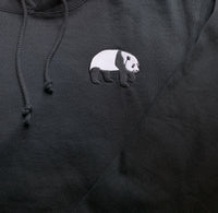 Panda - Black Heavyweight Hoodie