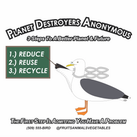 Planet Destroyers Anonymous - White Organic Heavyweight T-Shirt