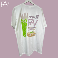 Asparagus - White Heavyweight T-Shirt
