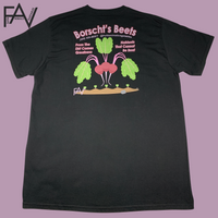 Beet - Black Organic Heavyweight T-Shirt