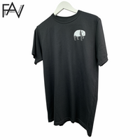 Panda - Black Organic Heavyweight T-Shirt