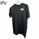 Panda - Black Organic Heavyweight T-Shirt