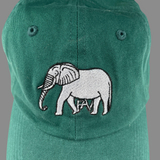 Elephant - Green Dad Hat