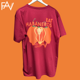 Habanero - Burgundy Heavyweight T-Shirt
