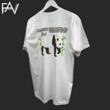 Panda - White Organic Heavyweight T-Shirt