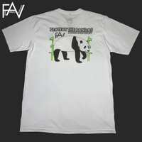 Panda - White Organic Heavyweight T-Shirt