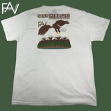 Eagle - White Organic Heavyweight T-Shirt